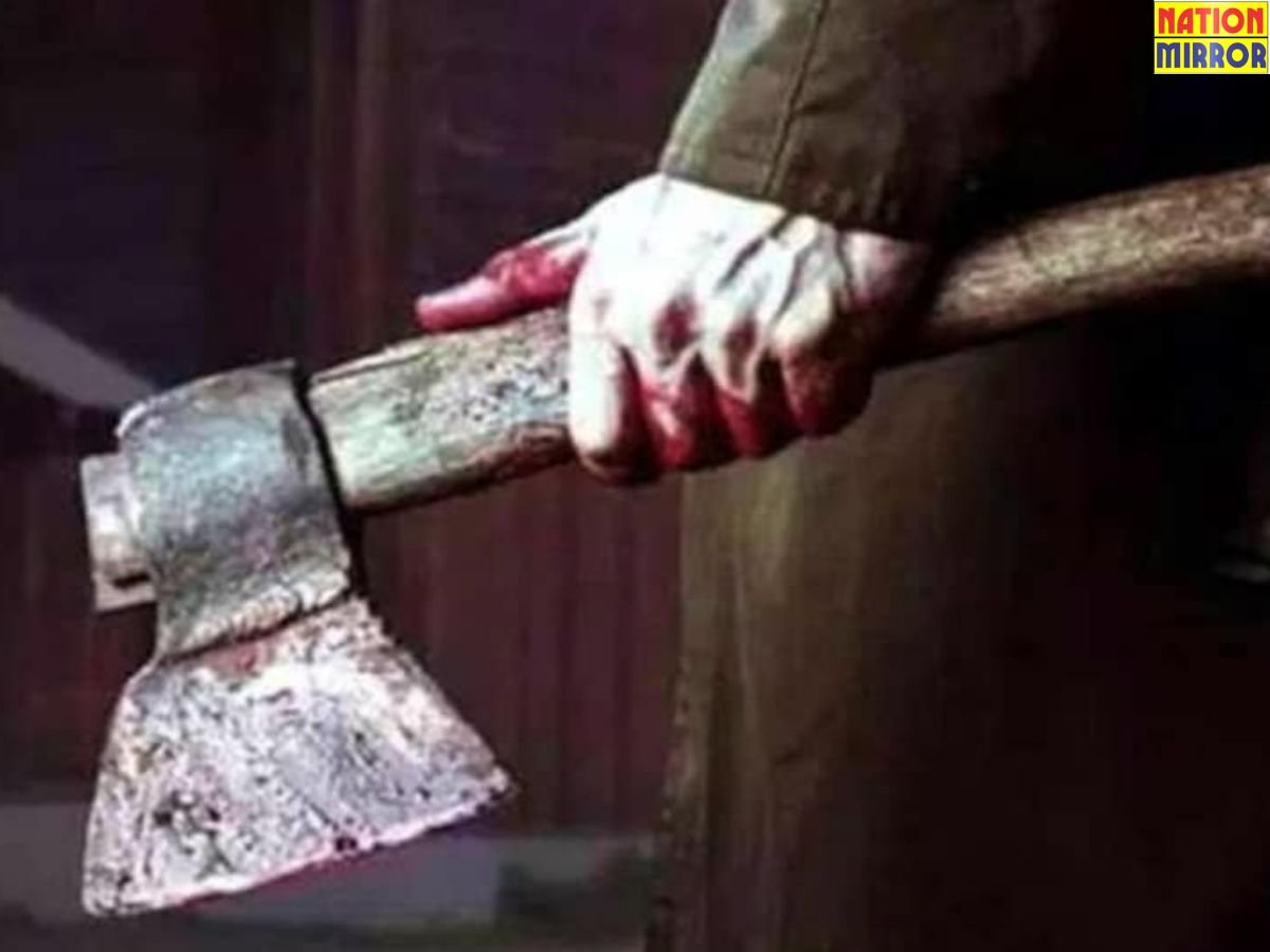 husband killed pregnant wife सब्जी नहीं बनने पर विवाद गर्भवती पत्नी की कुल्हाड़ी मारकर कर दी हत्या