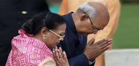 पूर्व राष्ट्रपति कोविंद का कैंची धाम दौरा बाबा नीब करौरी के दर्शन 