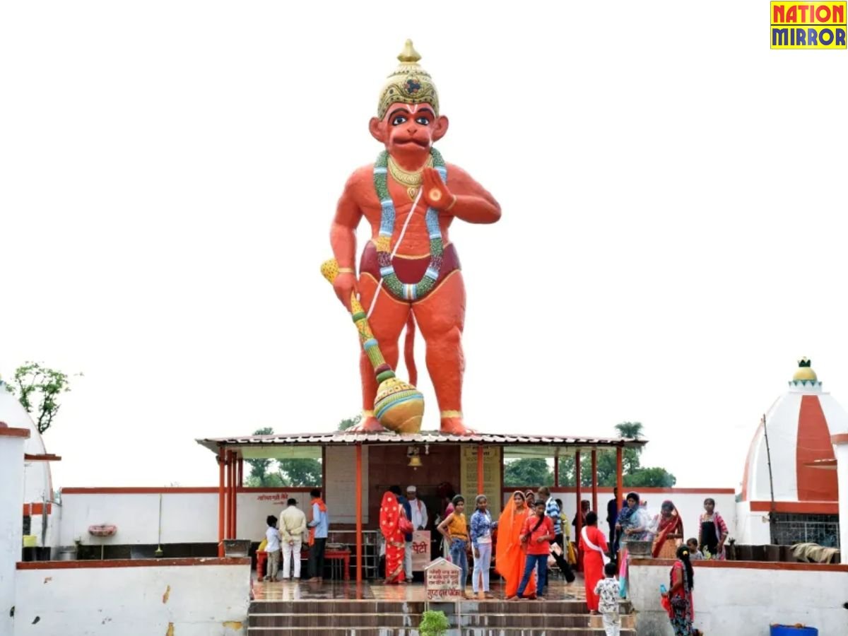ramvan temple mp रामवन ऐसा स्थान जहां भगवान हनुमान की है विशाल प्रतिमा