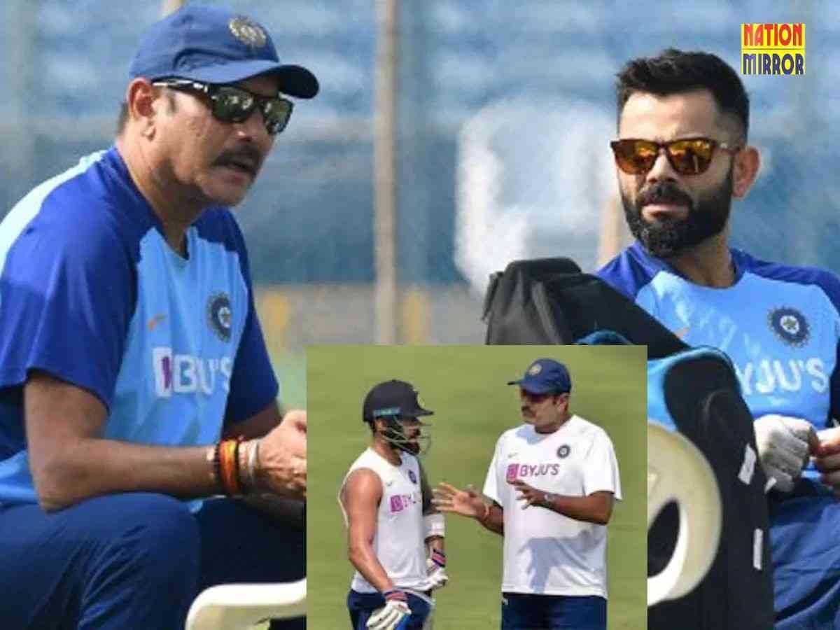 ravi shastri on kohli retirement पूर्व भारतीय कोच ने कोहली को लेकर किया बड़ा खुलासा
