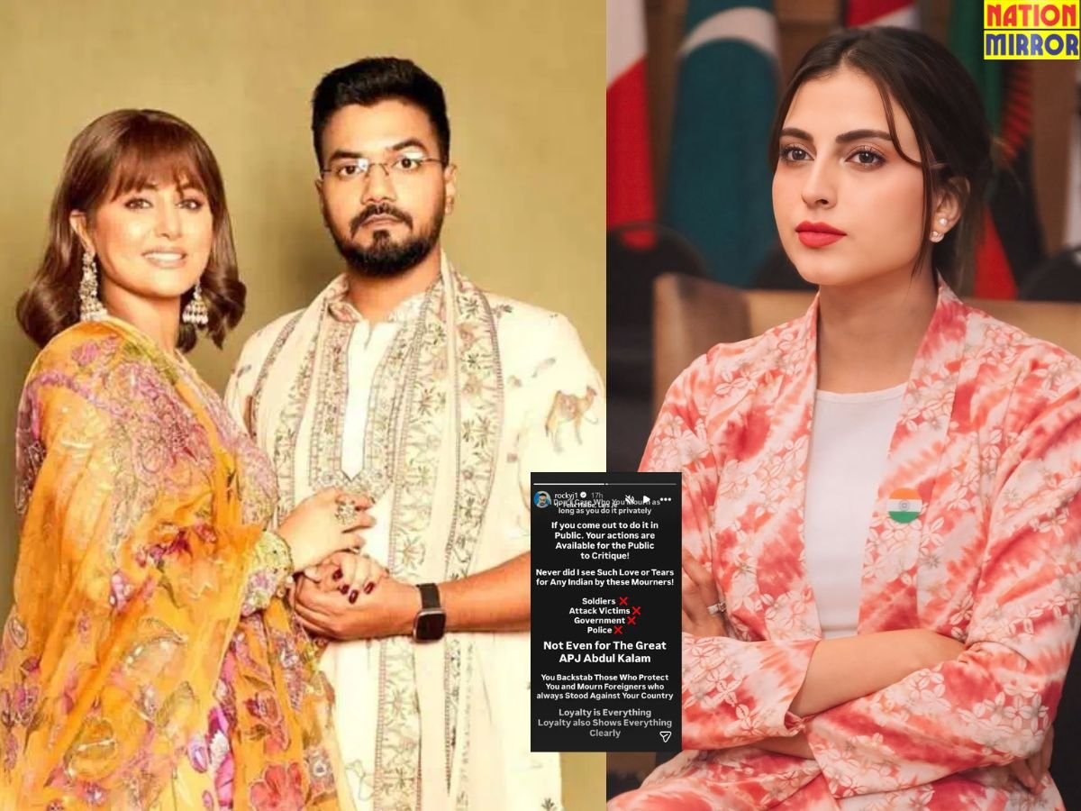 rocky on khamenei death खामेनेई के निधन पर फरहाना ने जताया दुख वहीं शोक मनाने वालों पर बरसे रॉकी