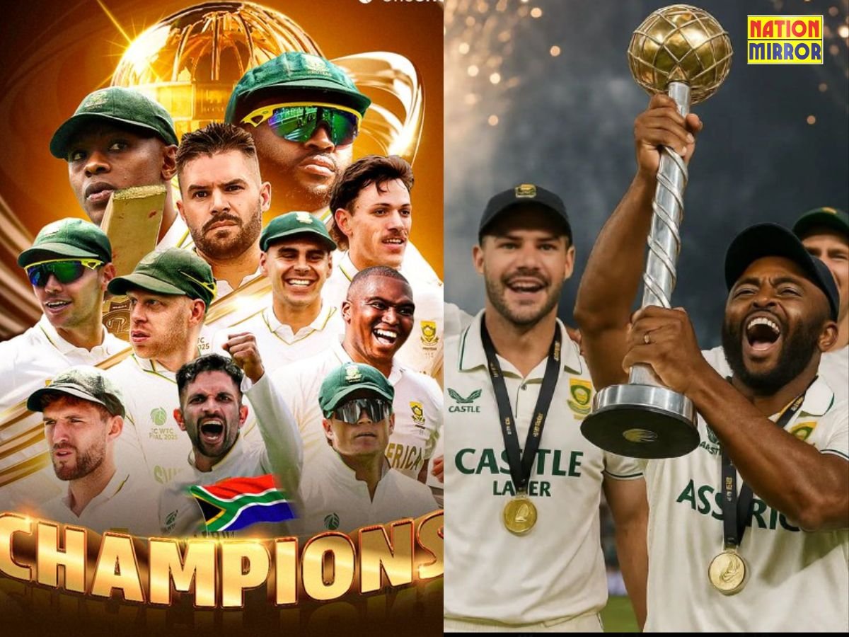 sa win wtc final 2025 27 साल बाद icc ट्रॉफी जीती साउथ अफ्रीका मिटाया चोकर्स का दाग