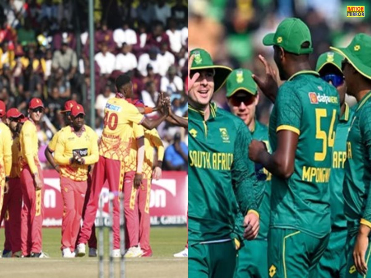 sa vs zim tri series 2025 साउथ अफ्रीका ने जिम्बाब्वे को 7 विकेट से हराया प्लेयर ऑफ द मैच बने रुबिन हरमन