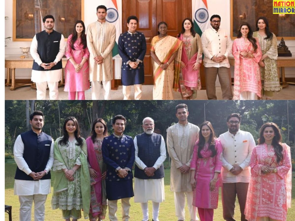 सचिन तेंदुलकर ने राष्ट्रपति मुर्मू और pm मोदी से की मुलाकात बेटे की शादी में किया इनवाइट