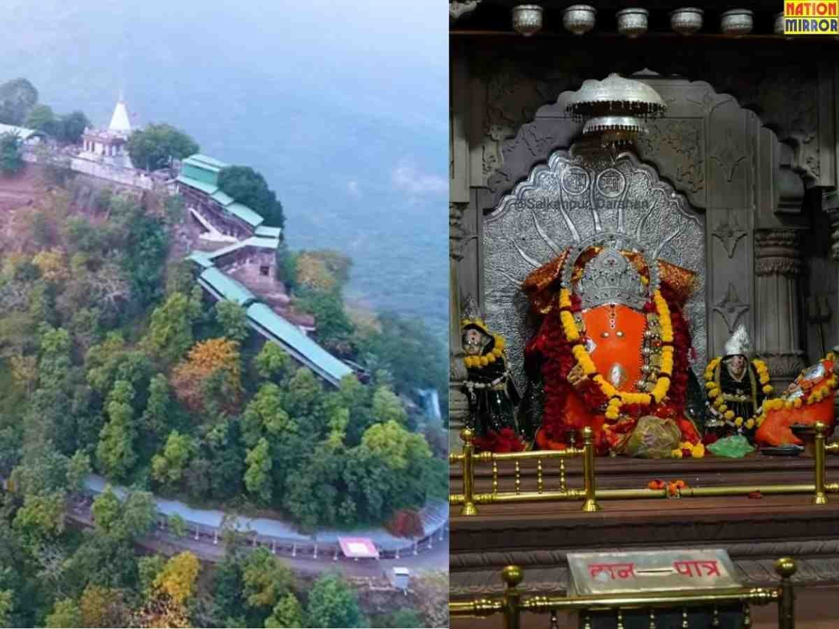 salkanpur bijasan mata mandir एक ऐसा मंदिर जहां 1400 सीढ़ियों को चढ़कर जाने के बाद होते हैं मातारानी के दर्शन