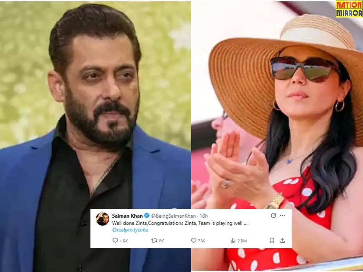 salman praises preity zinta team सलमान खान ने प्रीति जिंटा की ipl टीम की तारीफ की