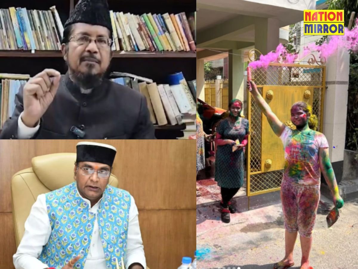 shami daughter holi controversy मौलाना का शमी की बेटी पर बयान सारंग ने किया पलटवार