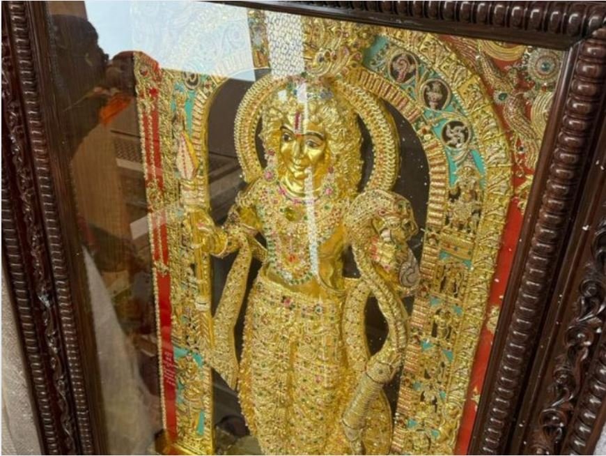 shree ram lalla pratima ayodhya भक्त ने भेजी 200 करोड़ बेशकीमती रामलला की प्रतिमा