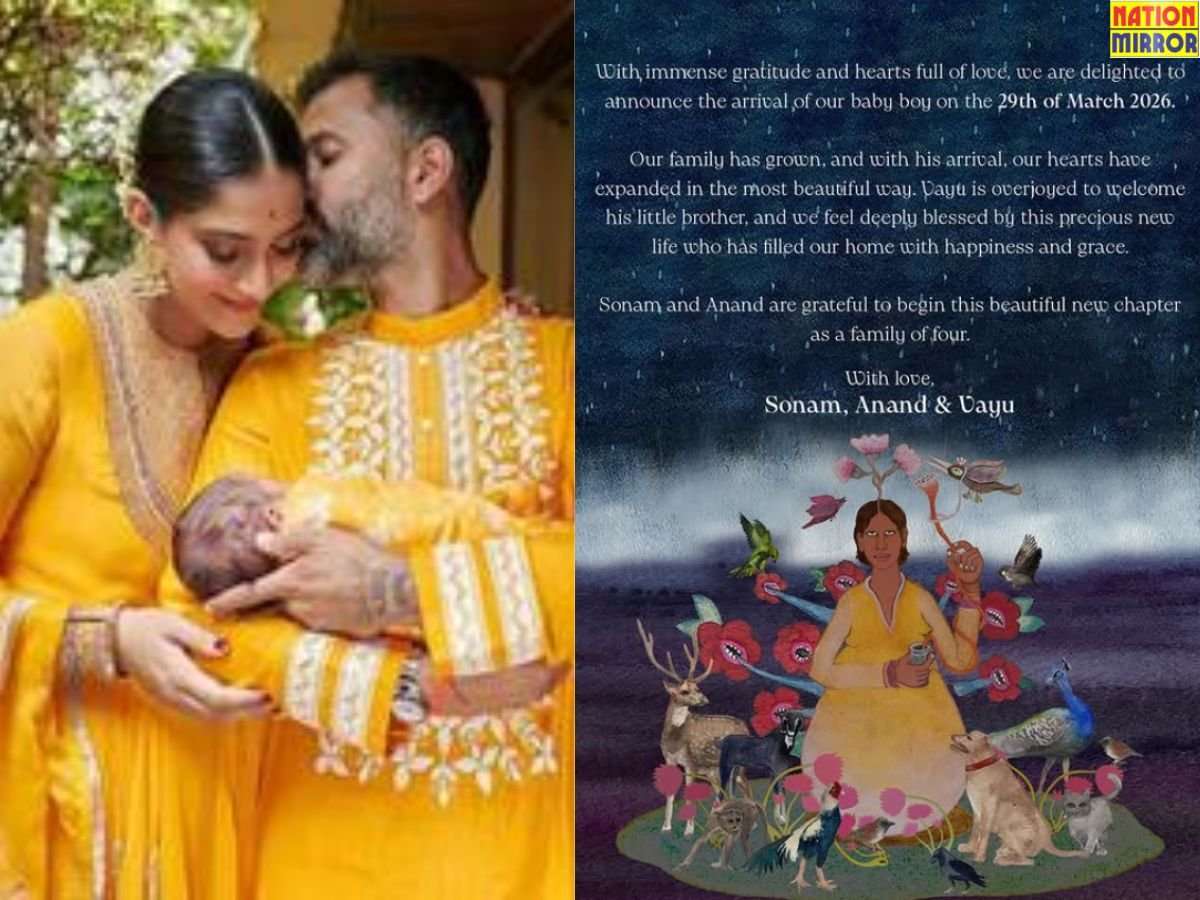 sonam gave birth 2nd baby सोनम कपूर दूसरी बार बनी मां सोशल मीडिया पर दी जानकारी