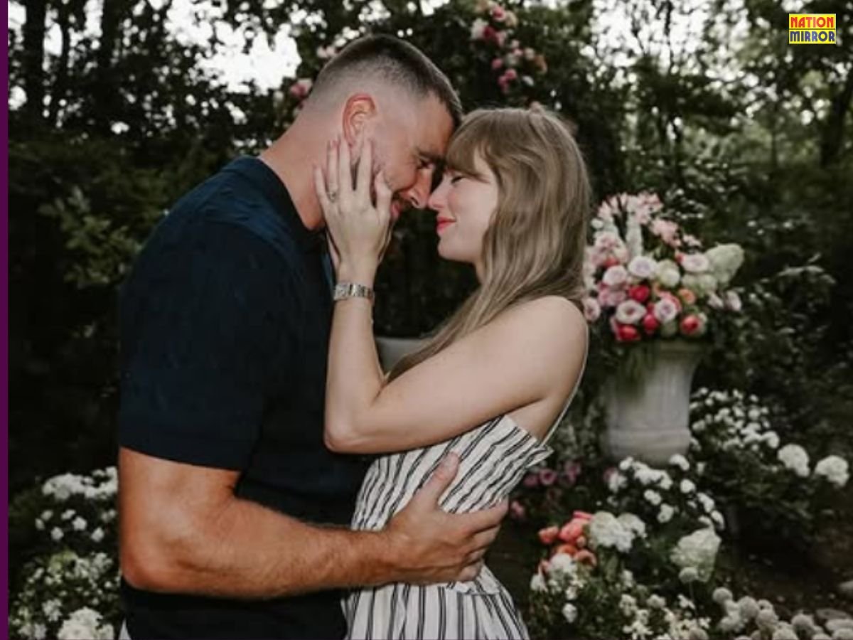 taylor swift engagement ग्लोबल सिंगर टेलर स्विफ्ट ने ट्रैविस केल्सी की एंगेजमेंट रोमांटिक फोटो सोशल मीडिया पर वायरल