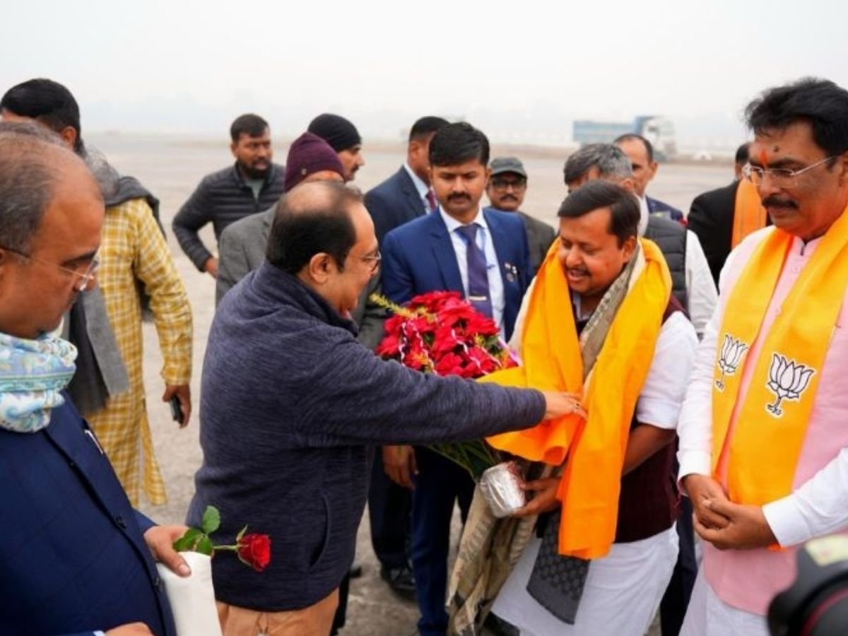 अध्यक्ष बनने के बाद पहली बार पटना पहुंचे नितिन नवीन राहुल पर कसा तंज बोले - जनता ने राहुल को ऐसे भगाया कि वो जर्मनी में बस गए