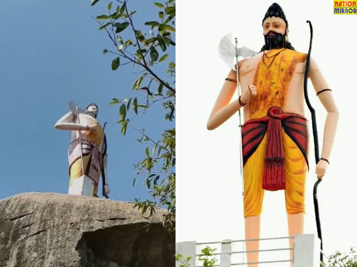 the largest statue of parashurama मध्यप्रदेश में विराजमान है दुनिया की सबसे बड़ी परशुराम की प्रतिमा