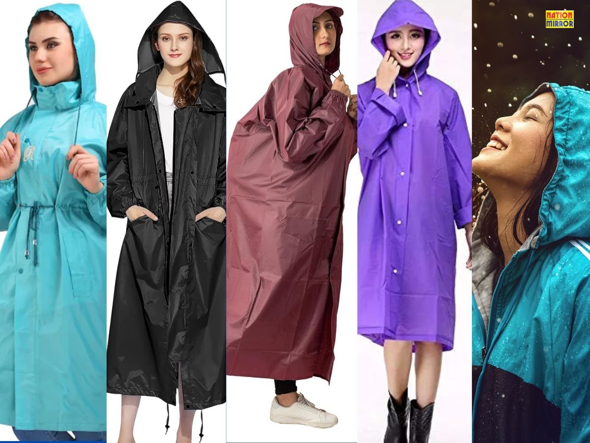 trendy raincoats for women बारिश में फैशन से समझौता नहीं पहने ये रेनकोट्स दिखें स्टाइलिश