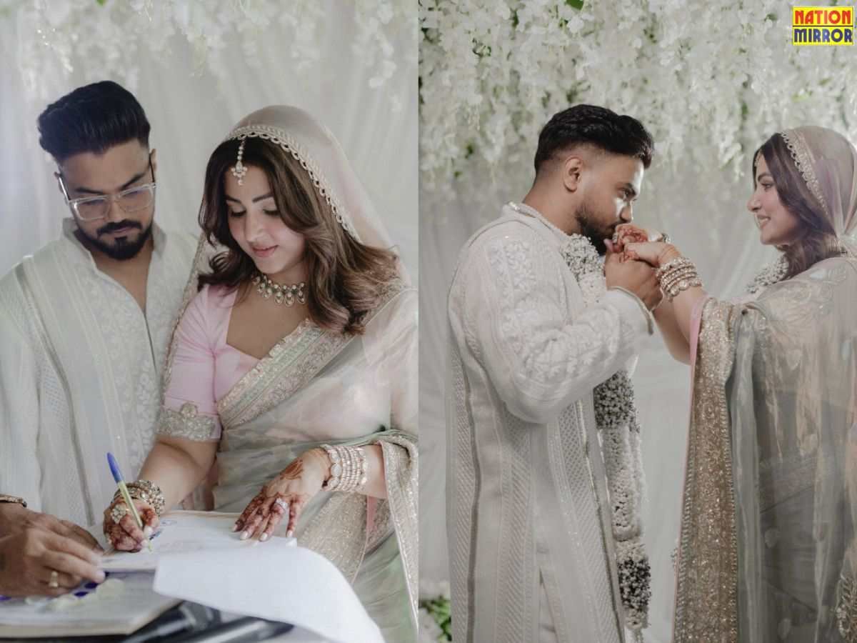 हिना खान और रॉकी जायसवाल ने रचाई शादी स्पेशल मैरिज एक्ट के तहत बंधन में बंधे