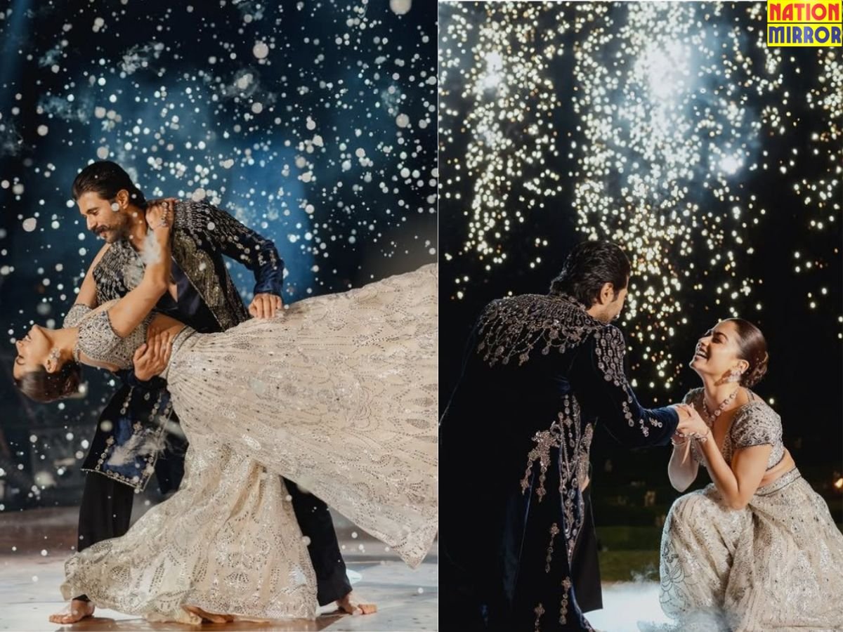 virosh sangeet night photos रश्मिका और विजय ने शेयर की संगीत की खूबसूरत तस्वीरें
