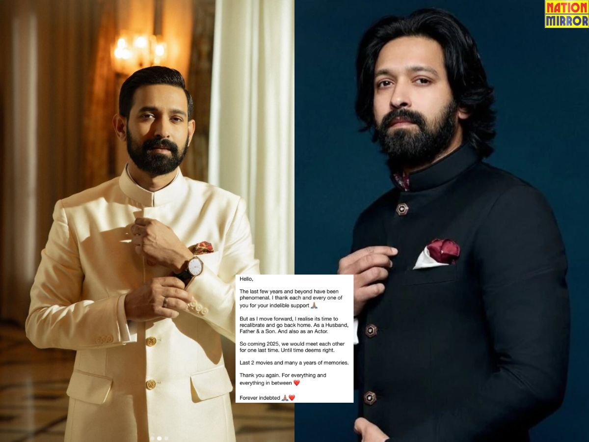 vikrant breaks silence on retirement विक्रांत मैसी ने रिटायरमेंट पोस्ट पर पहली बार दिया हैरान कर देने वाला रिएक्शन