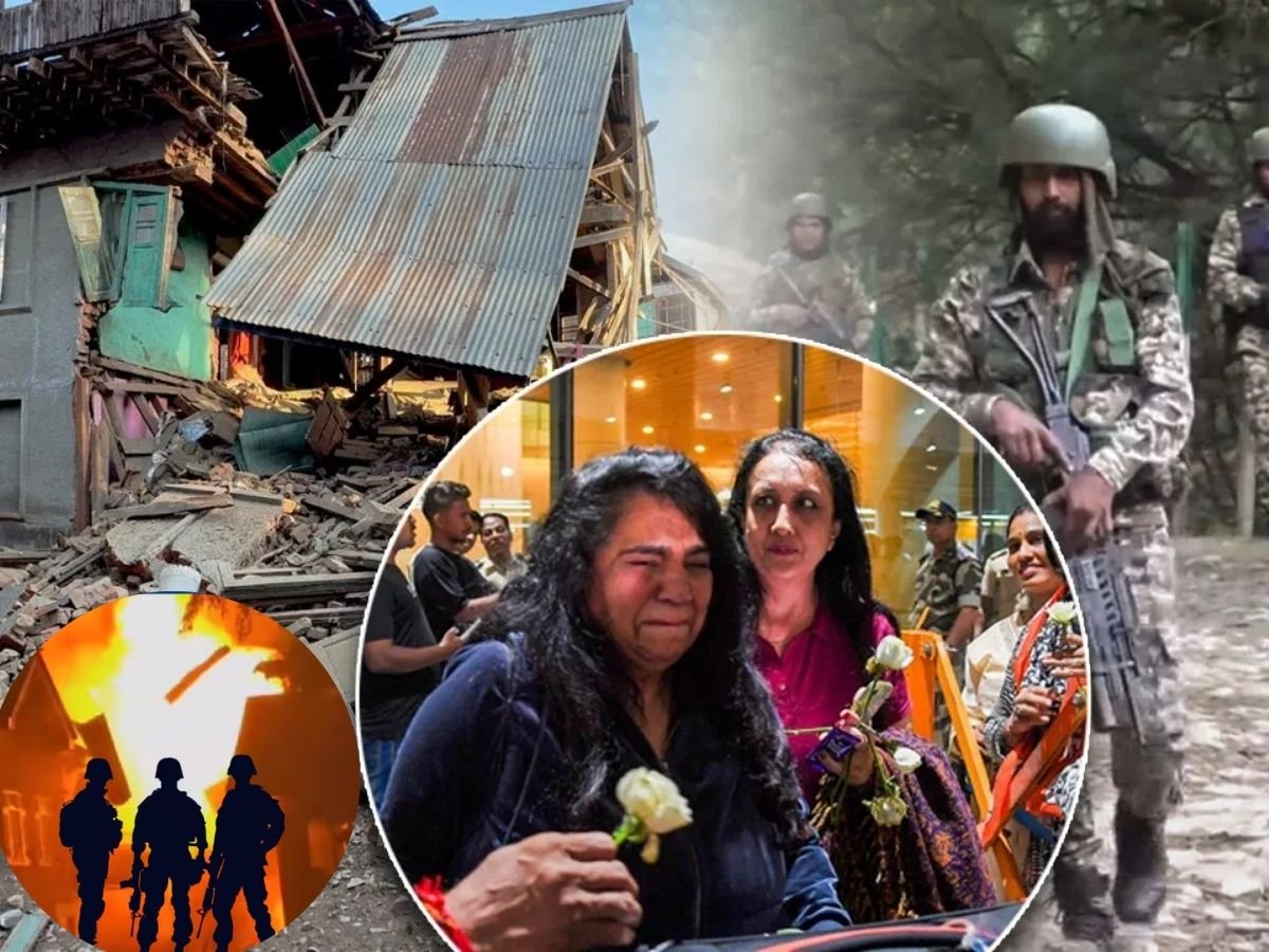 pahalgam update lashkar terrorist कश्मीर में तगड़ा एक्शन लश्कर के 2 आतंकियों के घर तबाह
