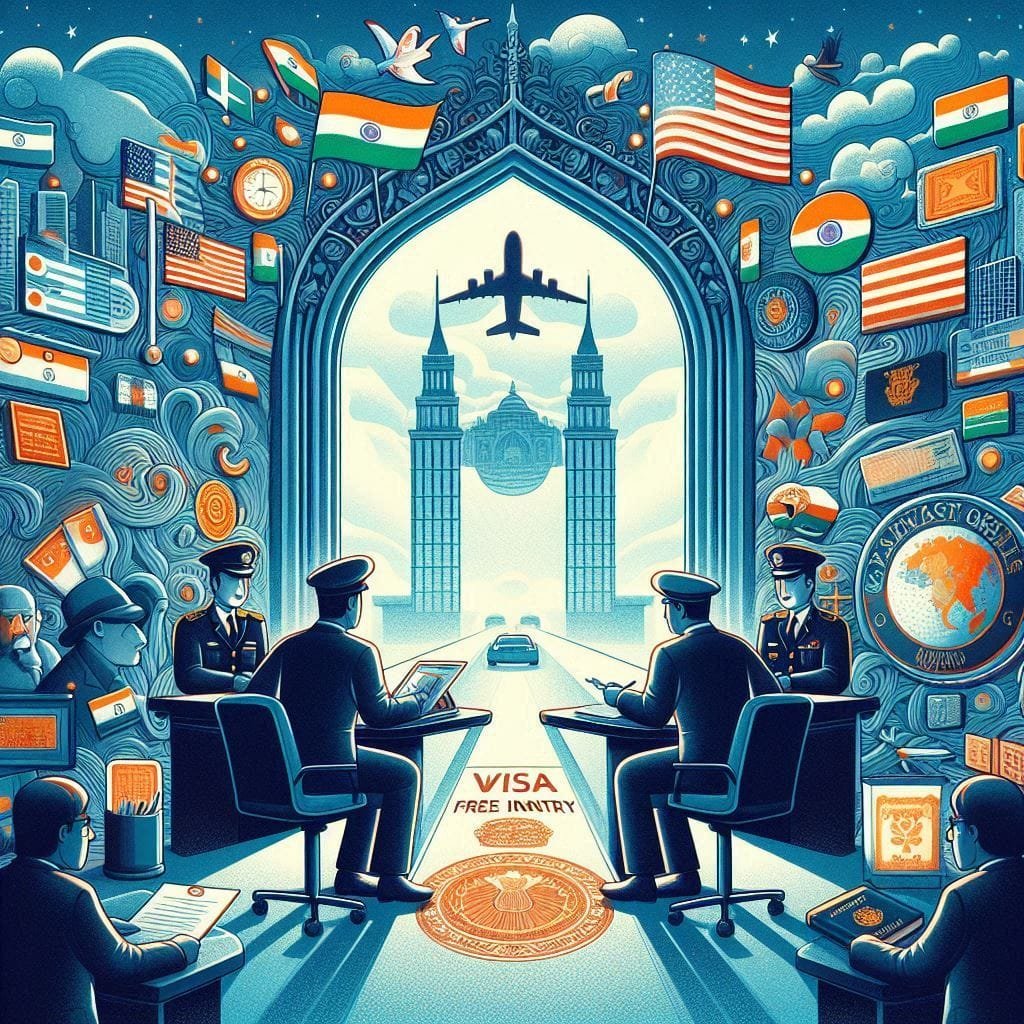 visa free entry भारतीय पासपोर्ट धारकों के लिए खुशखबरी बिना वीजा घूमे कई देश