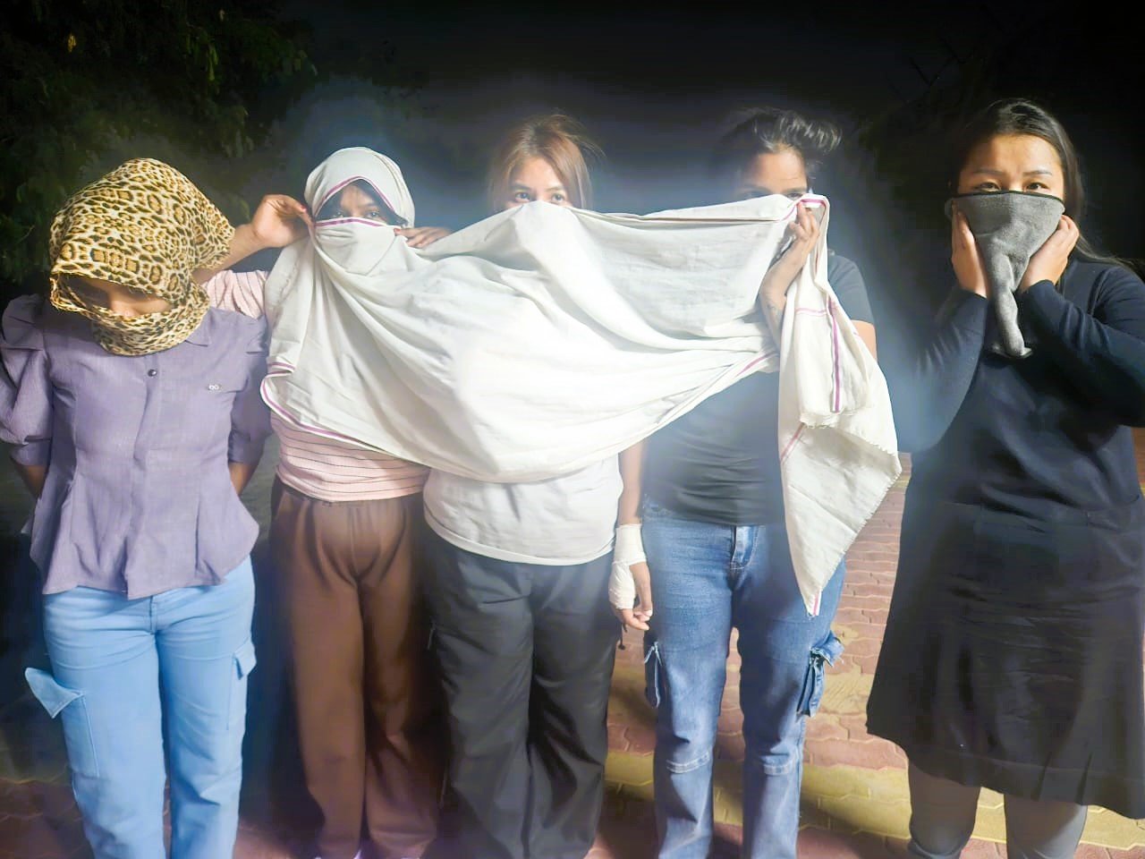 spa center prostitution raid bawer  ब्यावर में स्पा सेंटर की आड़ में देह व्यापार का खुलासा 5 महिलाएं और 2 पुरुष गिरफ्तार