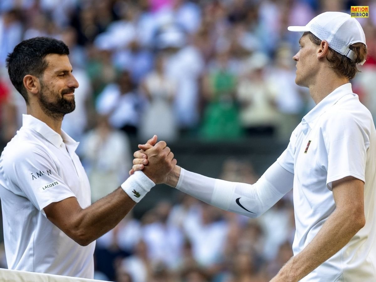 wimbledon 2025 सिनर ने जोकोविच को हराकर पहली बार फाइनल में बनाई जगह एल्कराज से होगी ब्लॉकबस्टर भिड़ंत