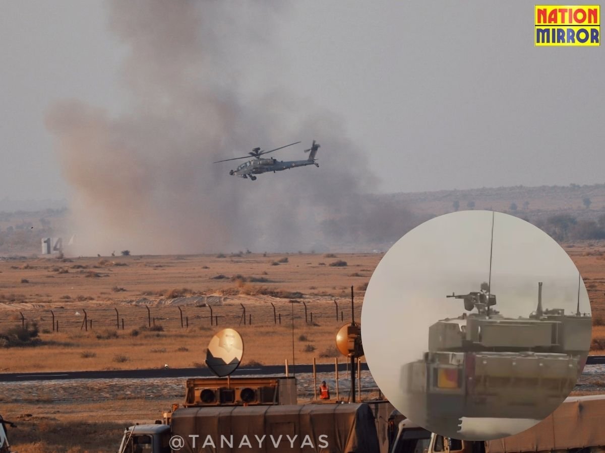 rajasthan news  भारत-पाक सीमा पर एक बार फिर से रणभूमि सजी तीनों सेनाएं दिखाएंगी ताकत