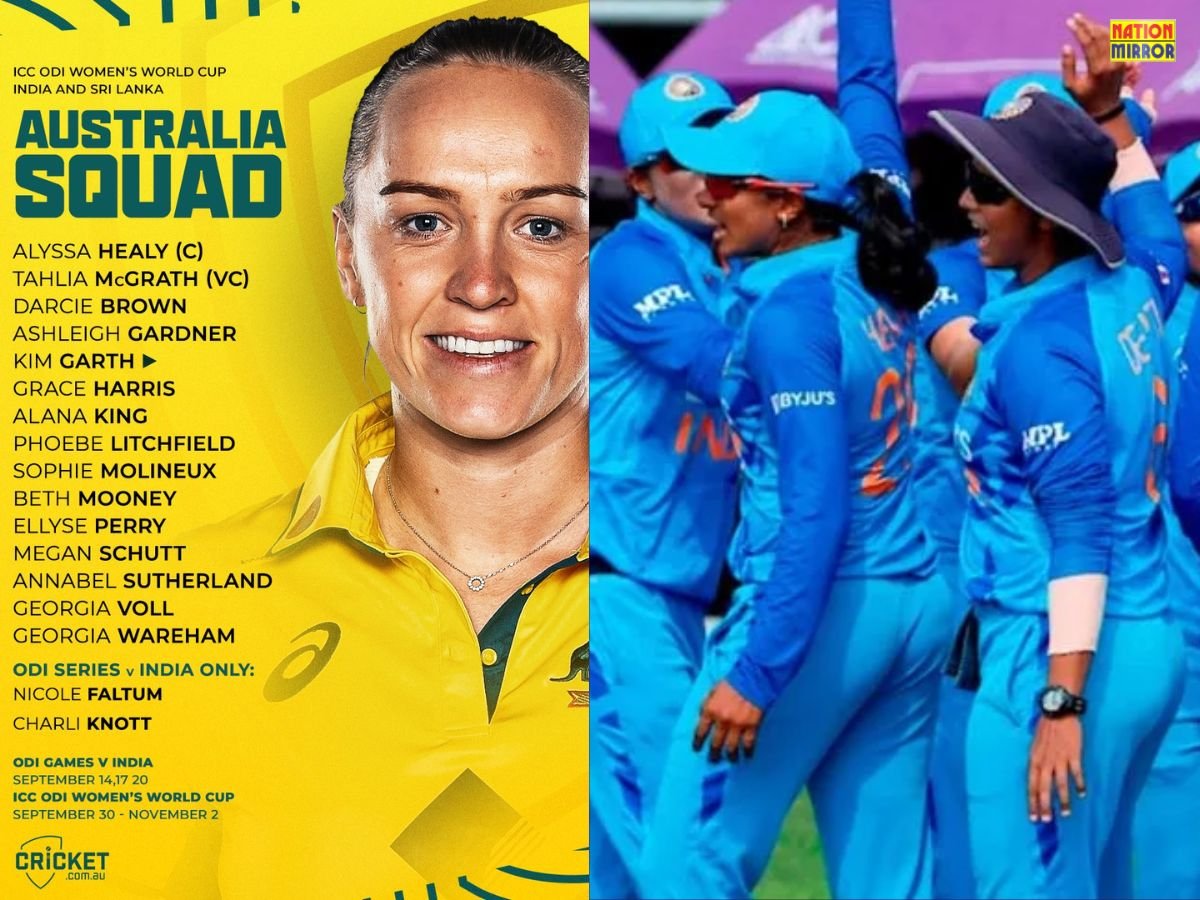 women’s odi world cup squad ऑस्ट्रेलिया और भारत ने किया स्क्वॉड का ऐलान यास्तिका भाटिया बाहर