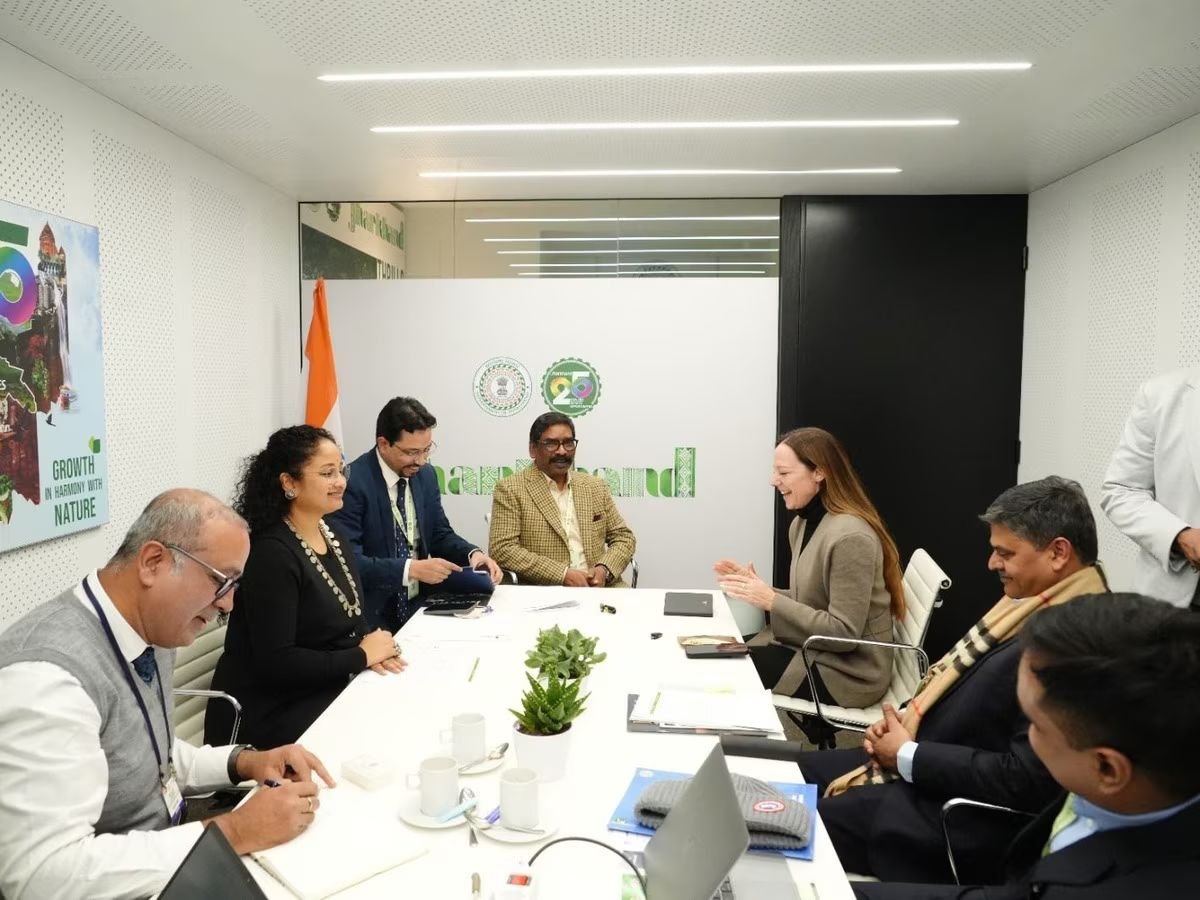 hemant soren global forum वर्ल्ड इकोनॉमिक फोरम की वार्षिक बैठक में शामिल हुए मुख्यमंत्री हेमंत सोरेन