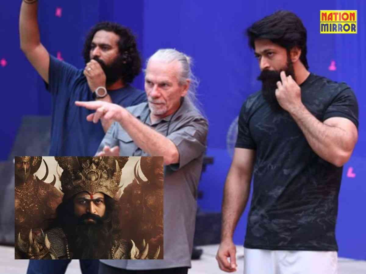 yash ramayan first look viral ‘रामायण’ के सेट से तस्वीर आई सामने वायरल