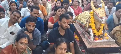 बाबा महाकाल के दरबार में भारतीय क्रिकेटर