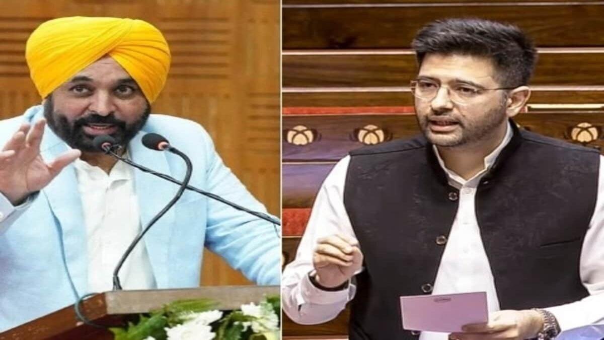 पंजाब सीएम मान का ‘संसदीय पाठ’ राघव चड्ढा को अनुशासन का दिया संदेश लोकसभा के पुराने अनुभव से दी नसीहत
