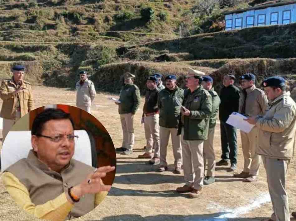 cm dhami  मुख्यमंत्री पुष्कर सिंह धामी का देवाल दौरा