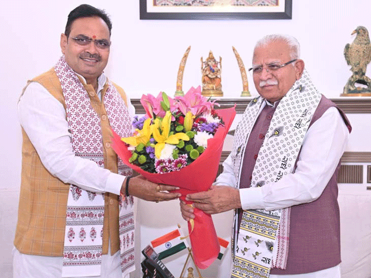 rajasthan news  सीएम भजनलाल शर्मा का दिल्ली दौरा