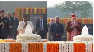 pm modi और राष्ट्रपति ने अटल बिहारी बाजपेयी को दी श्रद्धांजलि 