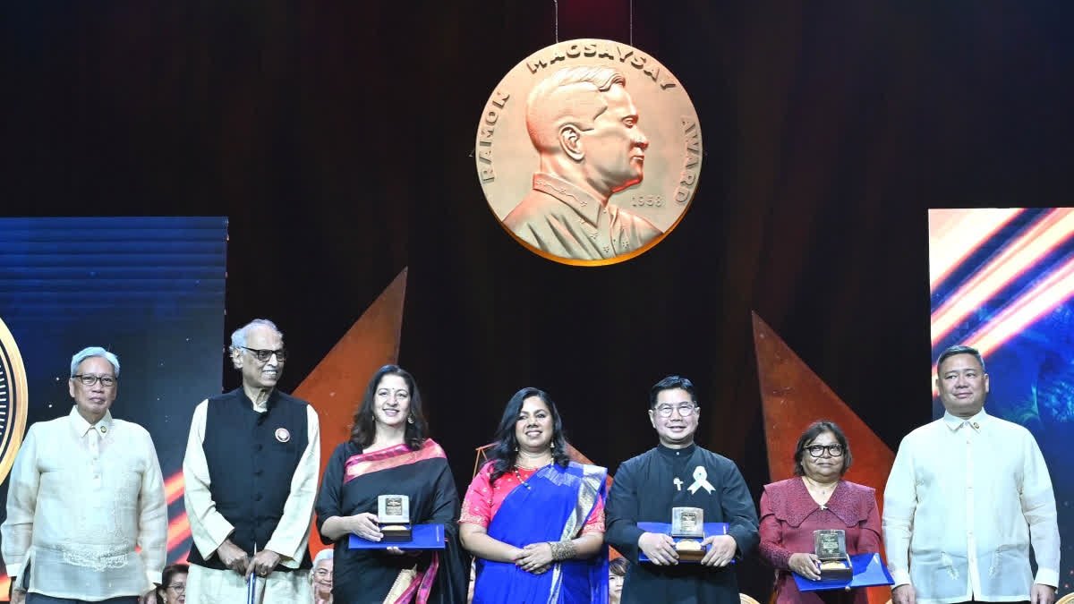 भारतीय ngo को मैग्सेसे पुरस्कार 55000+ स्वयंसेवकों को सम्मान