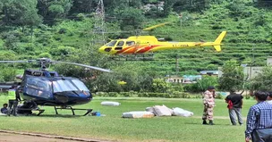dharali aerial relief operation धराली में हवाई राहत अभियान तेज 260 से अधिक बार उड़ान भर चुके हेलीकॉप्टर