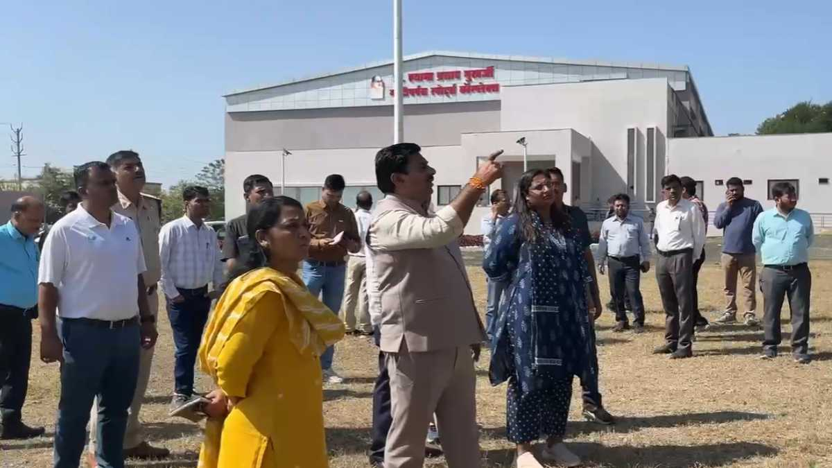 mp news  भोपाल को एक और नया स्टेडियम मिलेगाविधायक रामेश्वर ने जायजा लिया