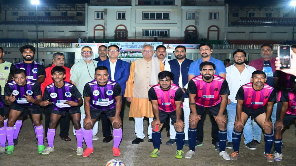 cg news छत्तीसगढ़ फुटबॉल चैंपियंस लीग में मेट्स पैंथर्स ने नरेश चैलेंजर्स को हराकर फाइनल में जगह बनाई