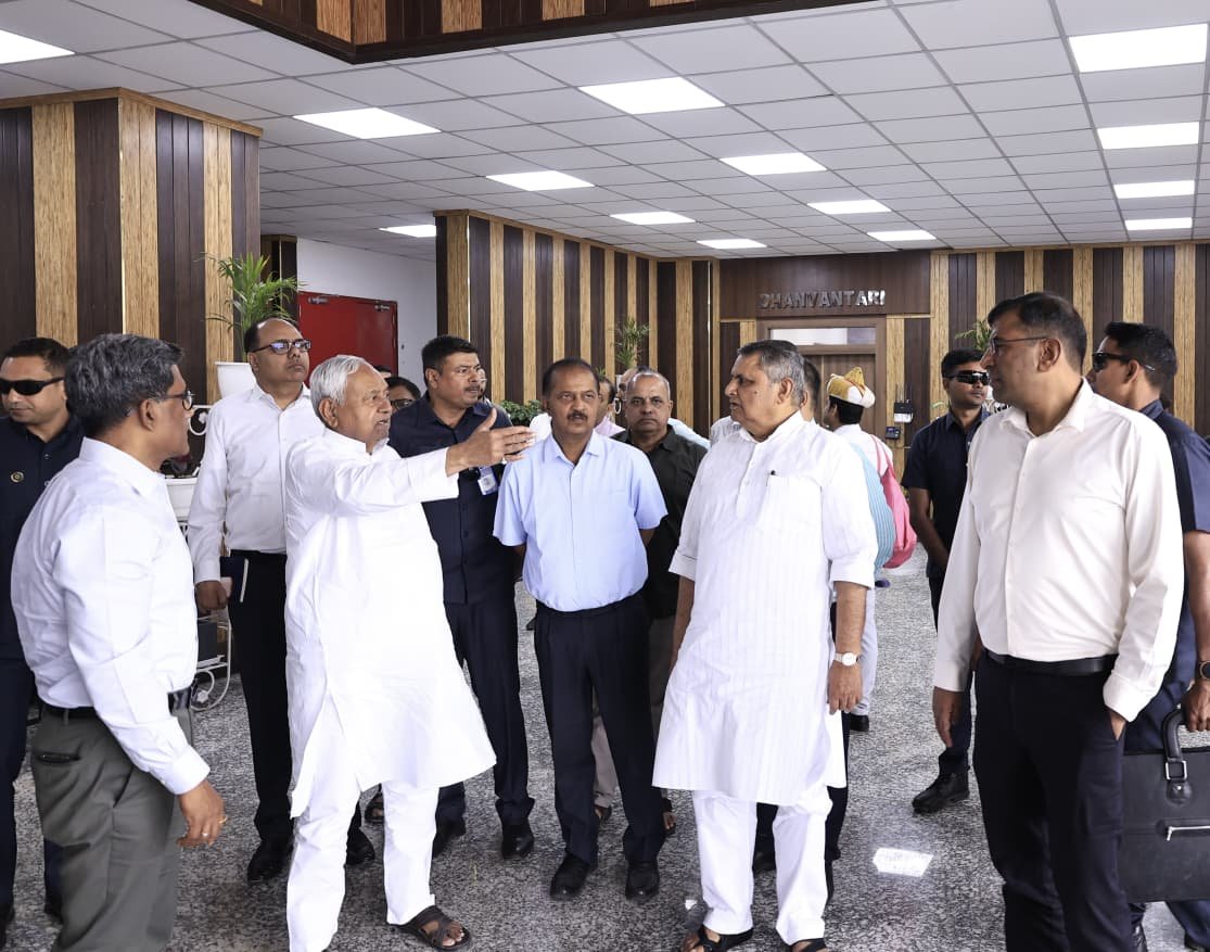 cm नीतीश ने किया बिपार्ड स्किल पार्क का निरीक्षण युवाओं को मिल रहा रोजगार