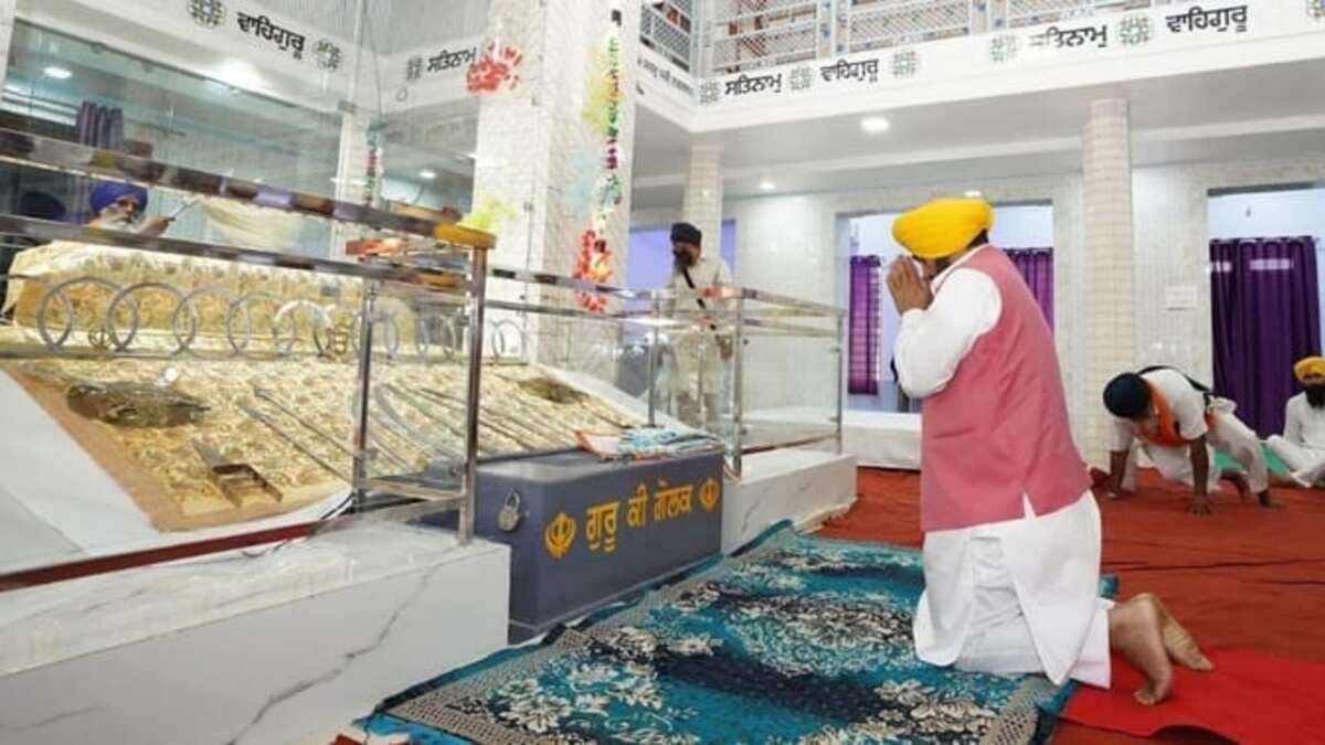 पंजाब सीएम मान की डॉक्यूमेंट्री की हुई शूटिंग पैतृक गांव पहुंचे सुरक्षा घेरा सख्त