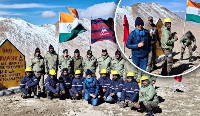 bro migla pass लद्दाख में बनाया 19 हजार फीट की ऊंचाई पर सबसे ऊंचा मोटरेबल पास