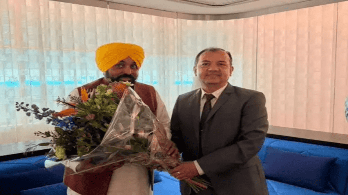 नीदरलैंड दौरे पर पंजाब cm मान निवेश की नई उड़ान राजदूत ने किया गर्मजोशी से स्वागत