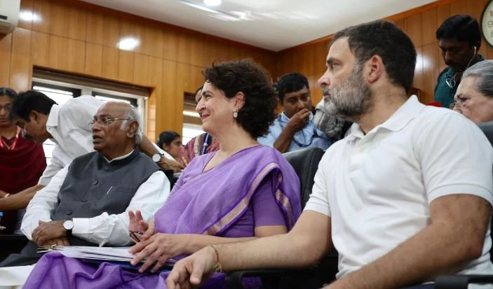 priyanka gandhi nomination priyanka gandhi’s nomination sparks controversy as congress responds to kharge “locked door” incident
