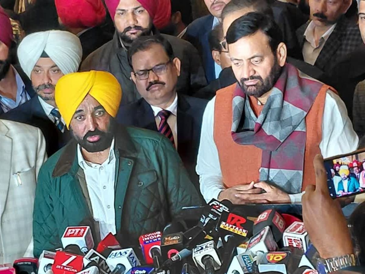 syl पर पंजाब-हरियाणा की बैठक दोनों सीएम बोले-अच्छे माहौल में बात हुई है