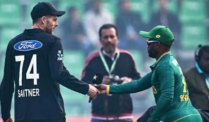 sports new nz vs sa 2nd odi tri-series result  न्यूजीलैंड ने साउथ अफ्रीका को 6 विकेट से हराया विलियमसन की 5 साल बाद वनडे सेंचुरी