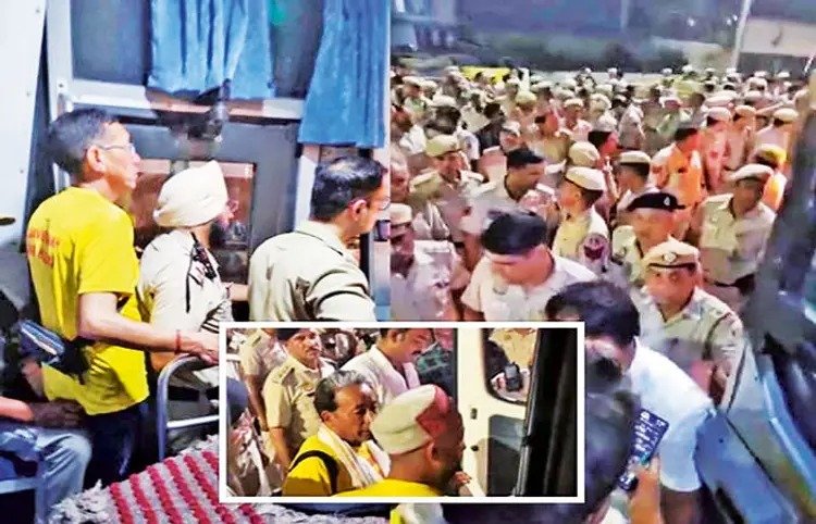 जेल से रिहा होने के कुछ ही मिनटों में सोनम वांगचुक फिर गिरफ्तार