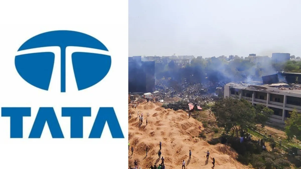 tata compensation plane crash victims  प्लेन हादसे के बाद टाटा संस का बड़ा ऐलान हर पीड़ित परिवार को मिलेगा 1 करोड़ रूपए मुआवजा