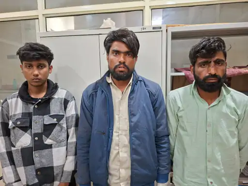 तेलंगाना के atm काटने वाले 3 बदमाश ग्वालियर में धराए