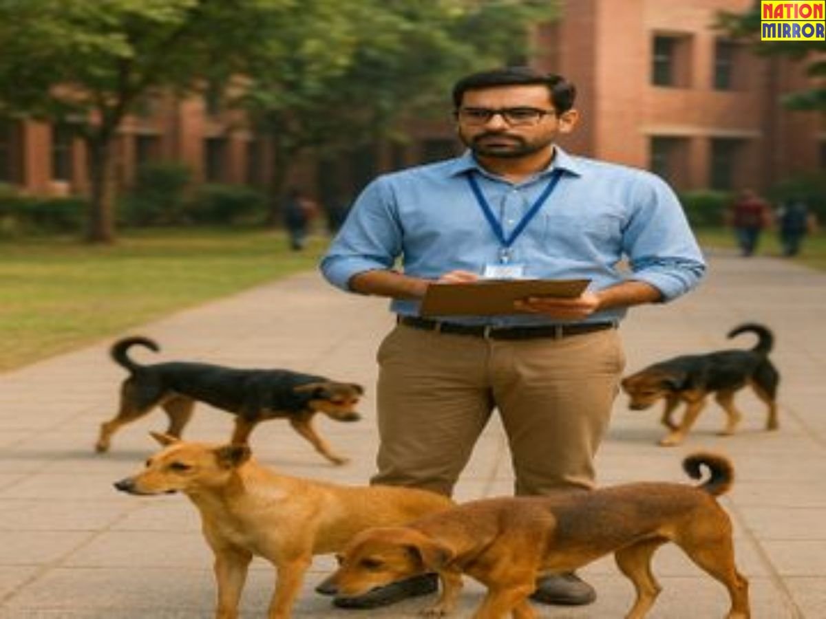 एमपी के कॉलेजों में कुत्ते-पशु भगाने का जिम्मा प्राचार्यों पर