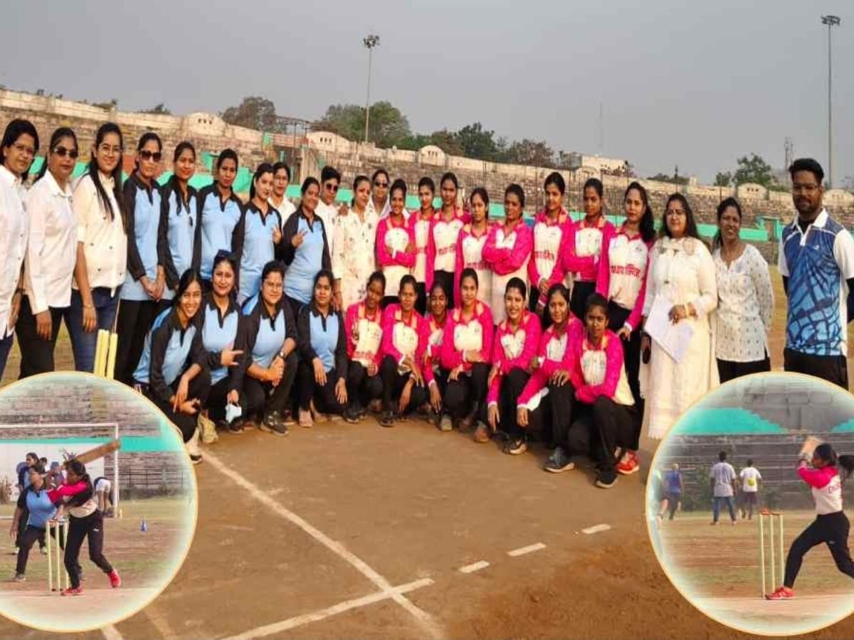 रायपुर में महिलाओं ने क्रिकेट खेलकर मनाया महिला दिवस