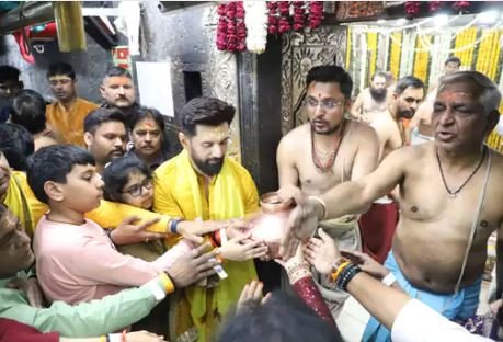 mahakal temple मैं अपने आपको सौभाग्यशाली मानता हूं केंद्रीय मंत्री चिराग पासवान